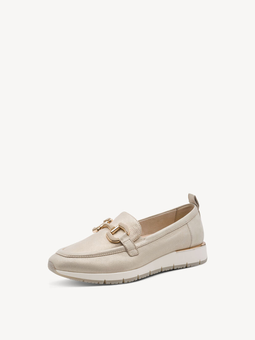 Leren Sneaker - beige, CHAMPAGNE, hi-res