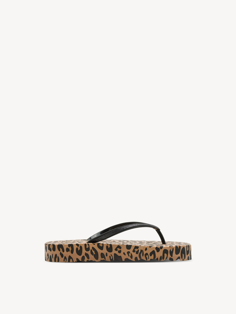 Flip Flops - bruin, COGNAC LEOPARD, hi-res