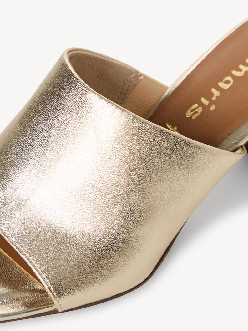 Pantolette - gold, LIGHT GOLD, hi-res