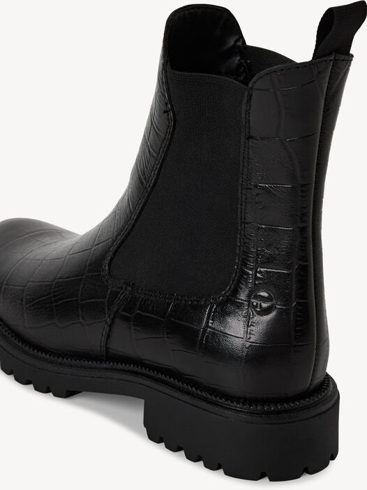 Chelseaboot, BLACK CROCO, hi-res