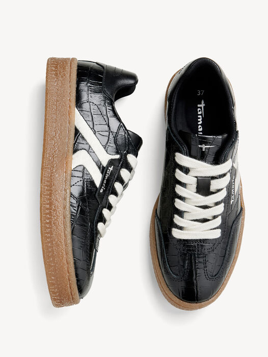 Sneaker, BLACK CROCO, hi-res