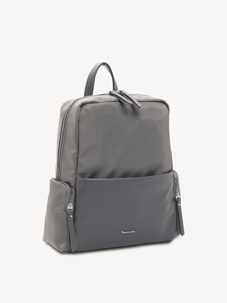 Backpack - grey, grey, hi-res