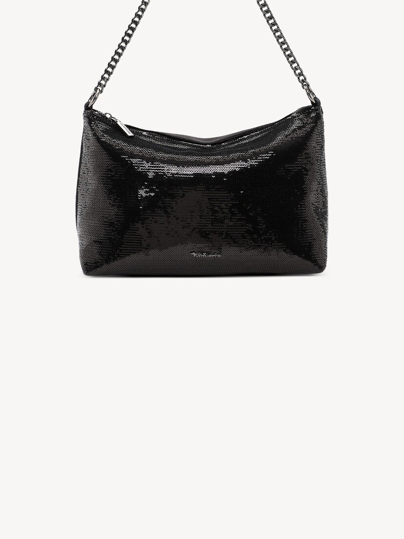 Handtas - zwart, black metallic, hi-res