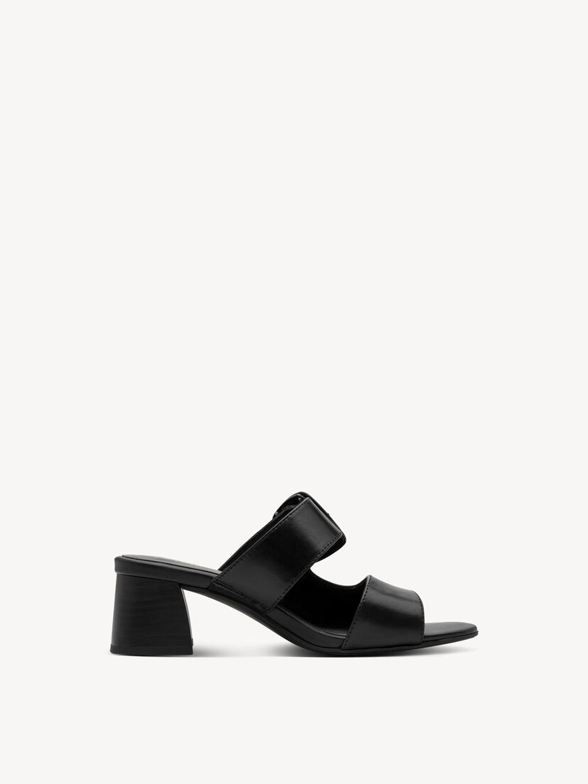 Leren Slipper - zwart, BLACK NAPPA, hi-res