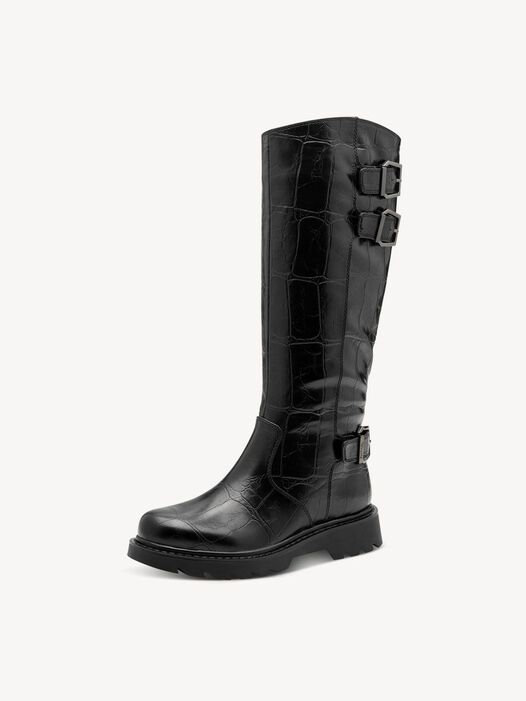 Laarzen, BLACK CROCO, hi-res