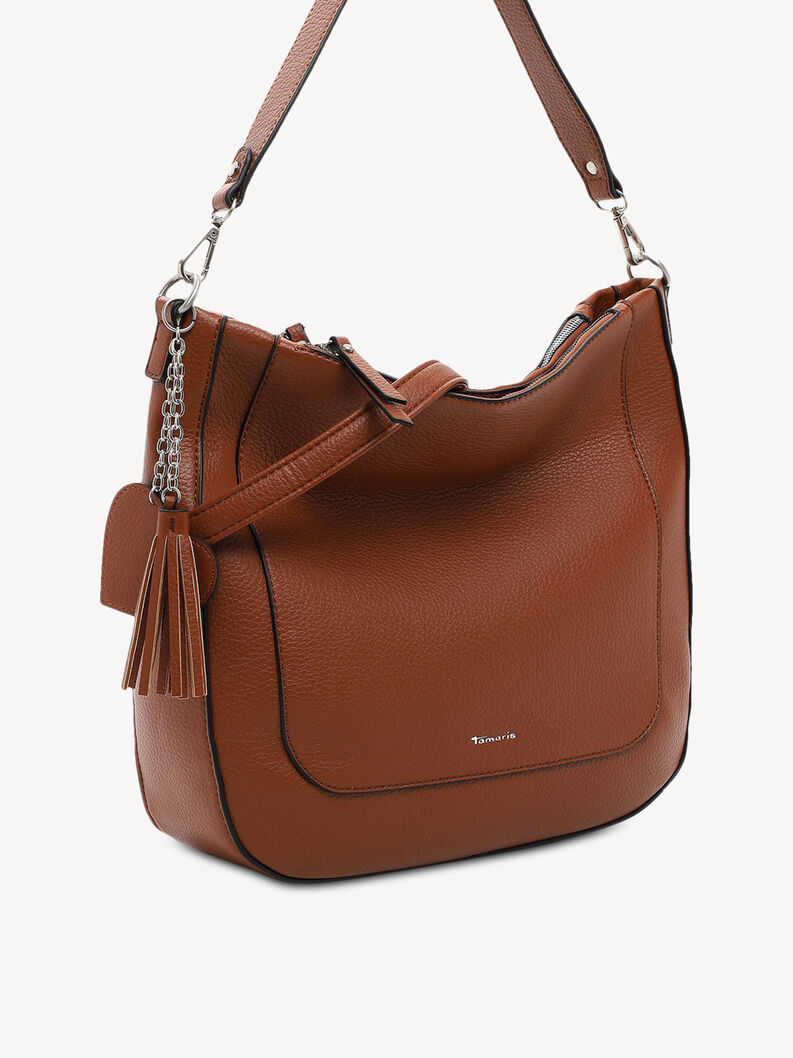 Handtas - bruin, cognac, hi-res