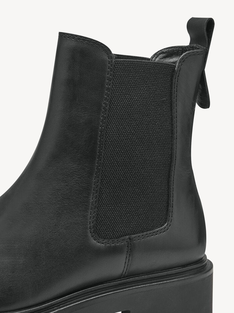 Leather Chelsea boot - black, BLACK, hi-res