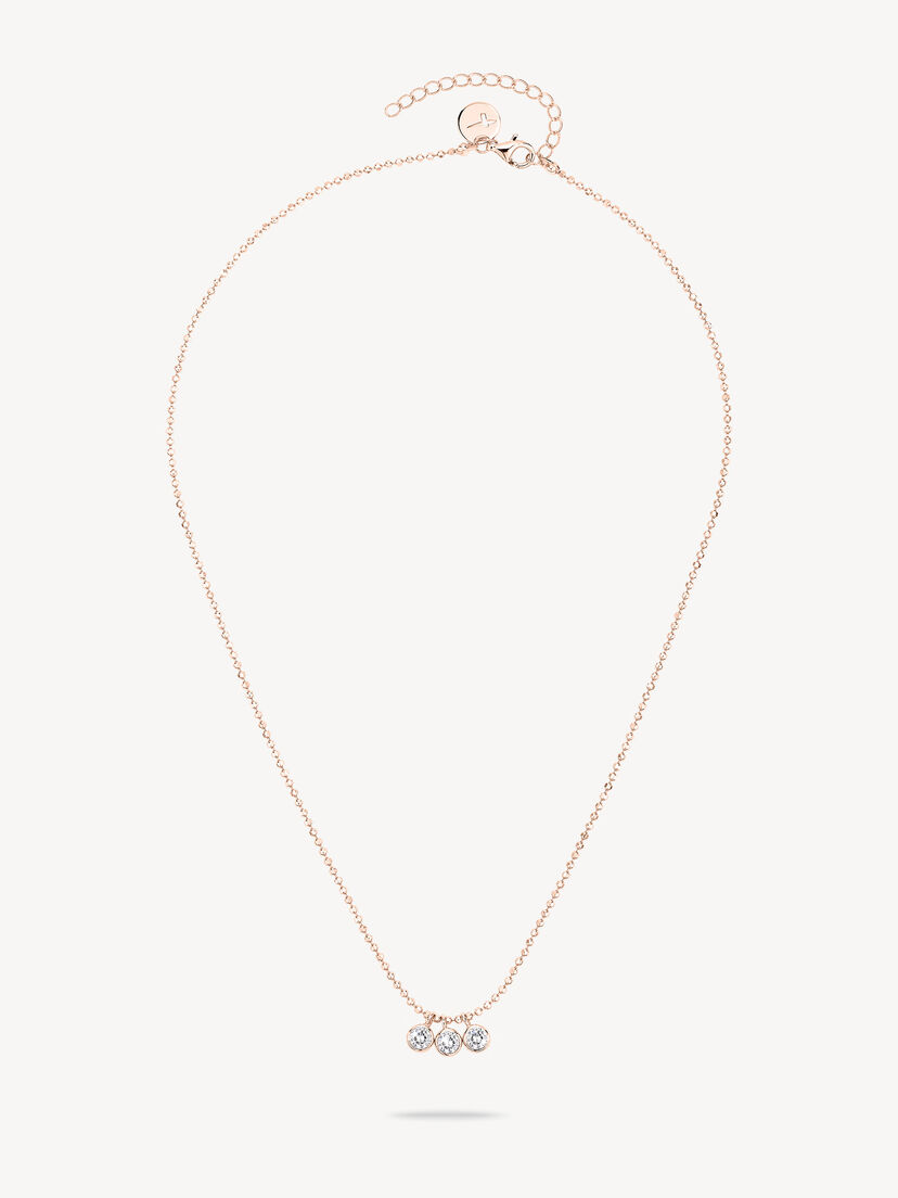 Halskettinge, ros&eacute;gold, hi-res