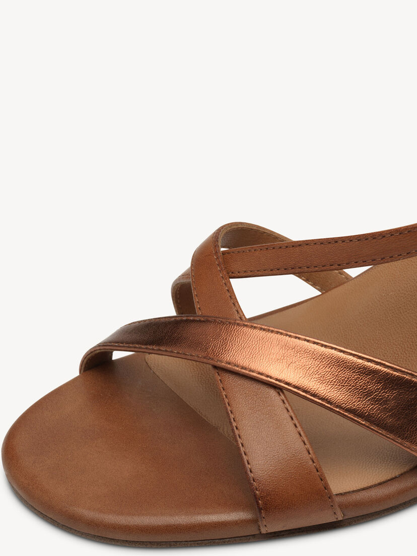 Leren Sandaaltje - bruin, COGNAC COMB, hi-res