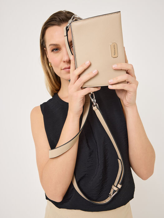 Schoudertas, beige, hi-res