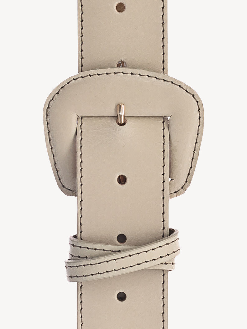 Leather Waist belt - beige, Light beiige, hi-res