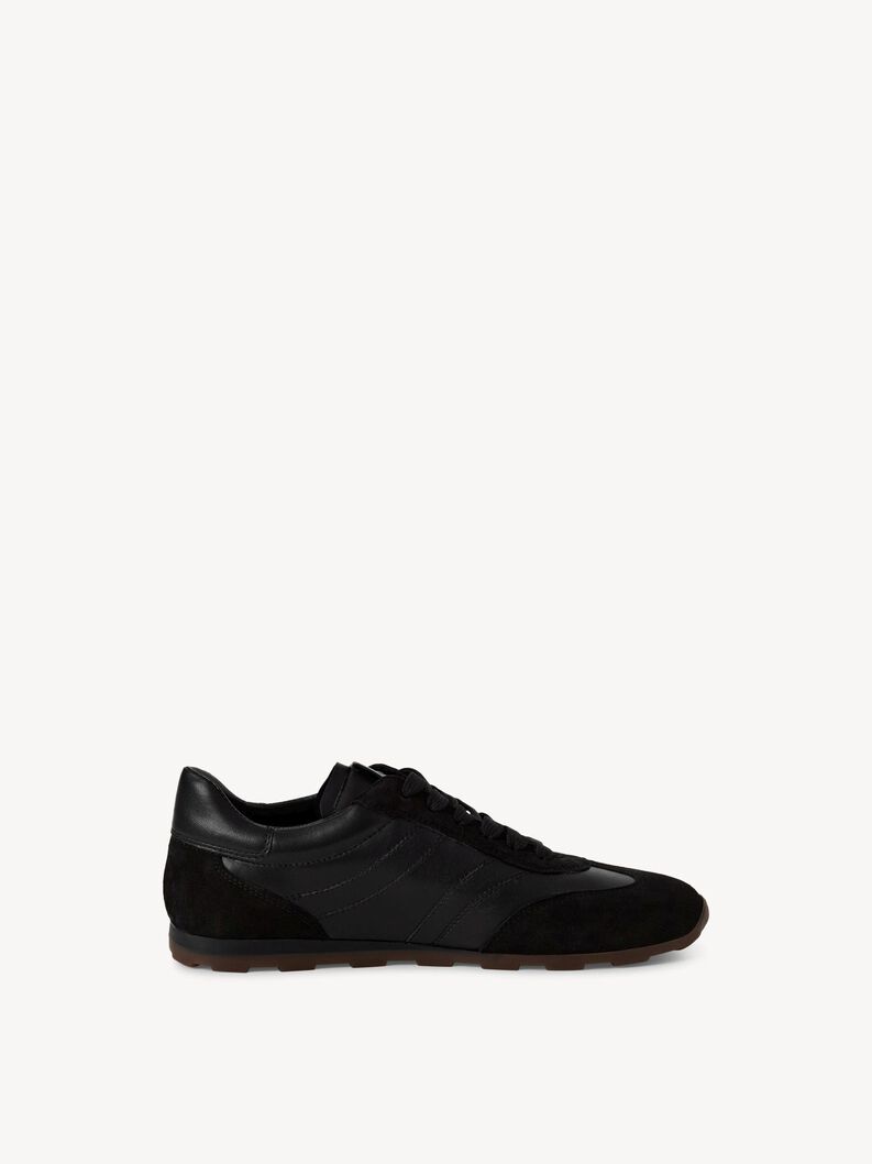 Ledersneaker - schwarz, BLACK COMB, hi-res