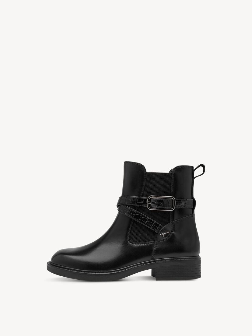 Chelseaboot - zwart, BLACK, hi-res