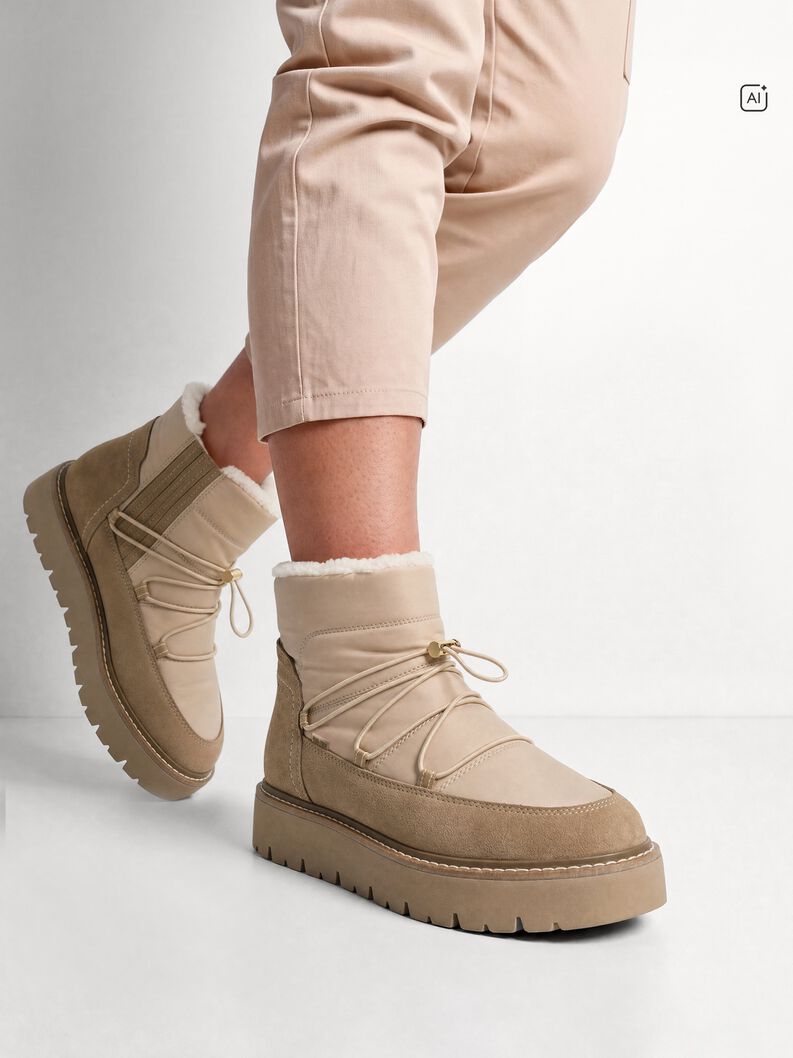 Bootie, beige, hi-res