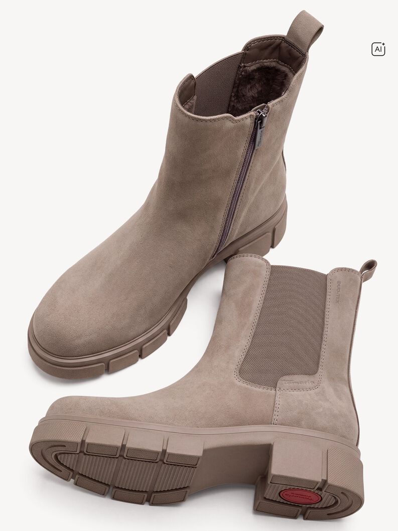 Stivaletti Chelsea - beige, SAND SUEDE, hi-res