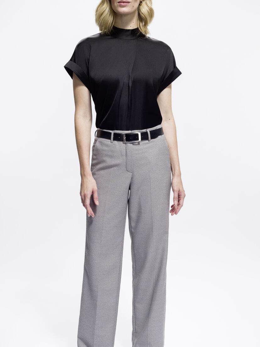 Leren Riem - zwart, zwart, hi-res