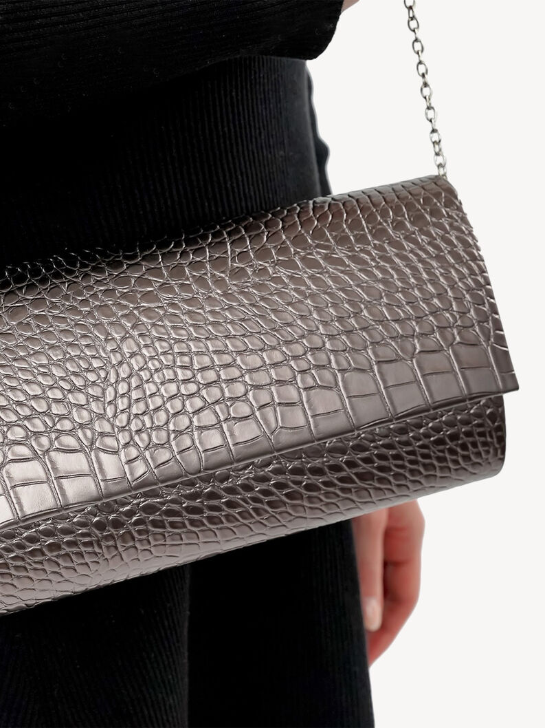 Clutch - silber, darksilver, hi-res