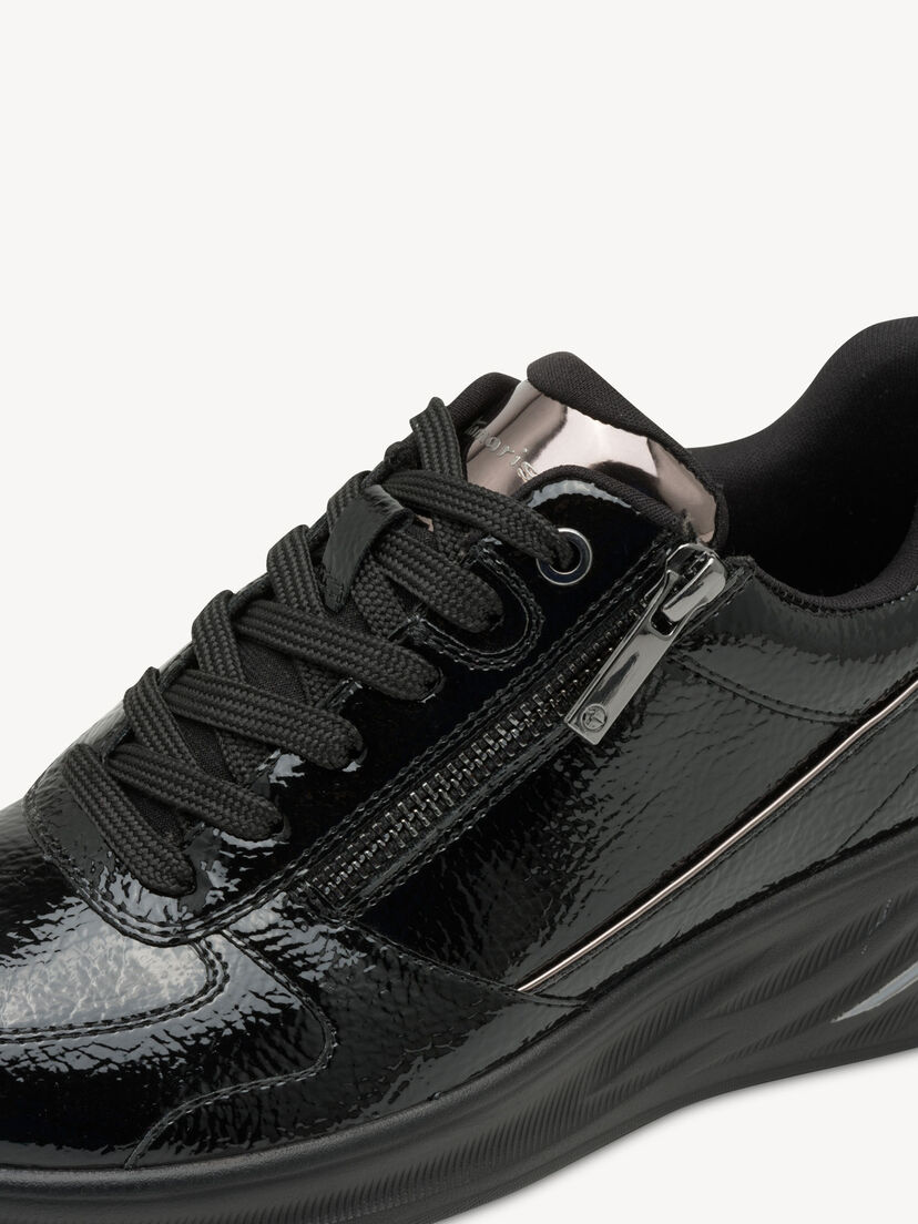 Sneaker - zwart, BLACK PATENT, hi-res