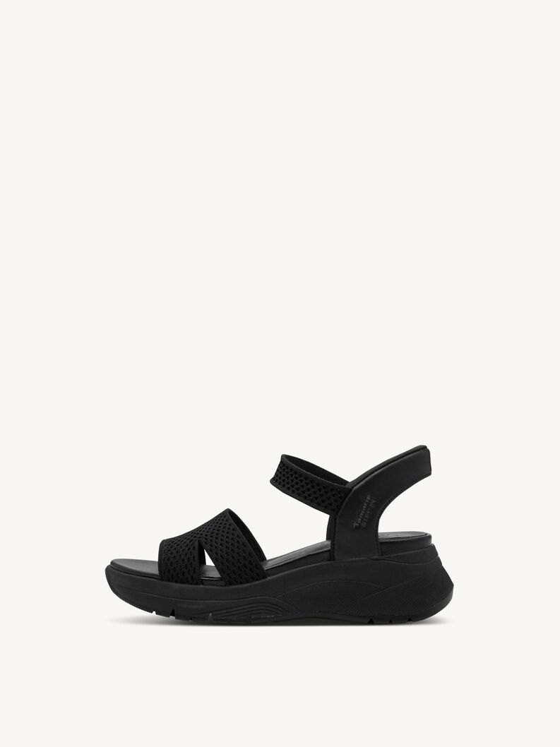 Sandale &agrave; talon - noir, BLACK, hi-res