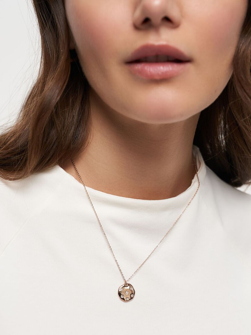 Halskettinge, roségold, hi-res