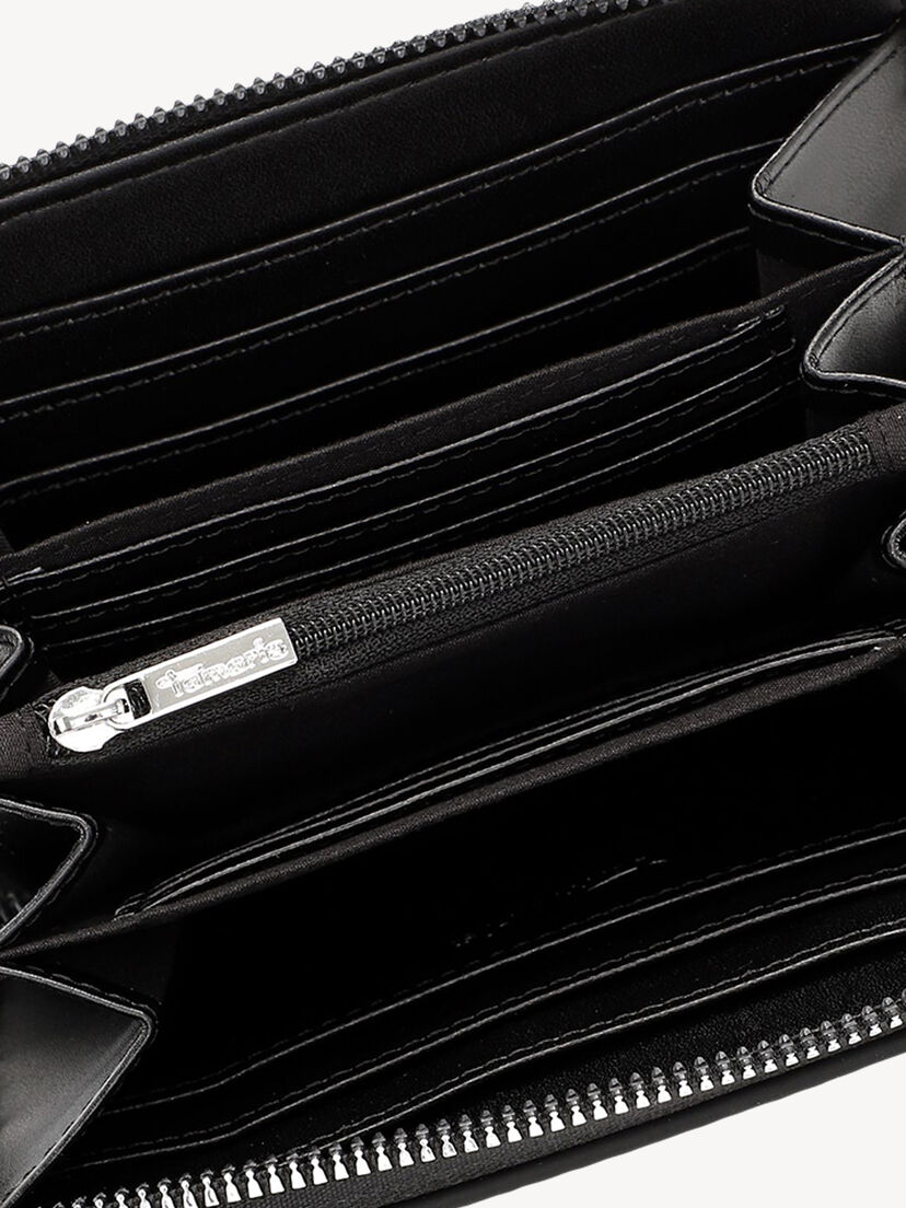 Portemonnee - zwart, black, hi-res