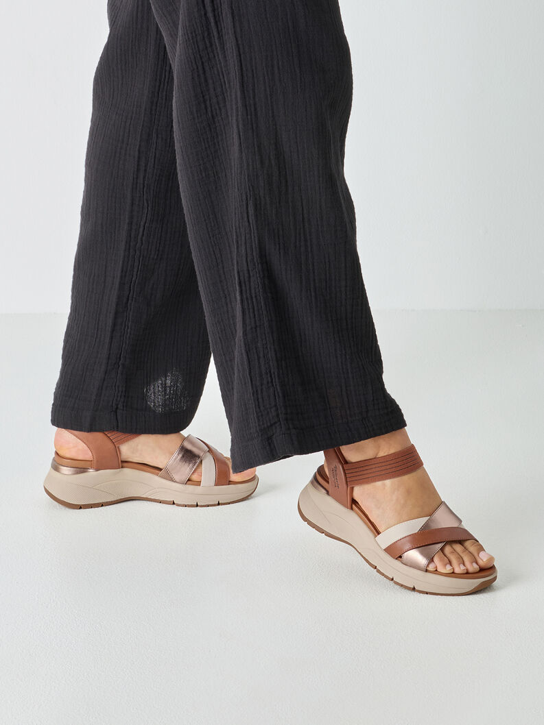 Sandalette - braun, COGNAC COMB, hi-res