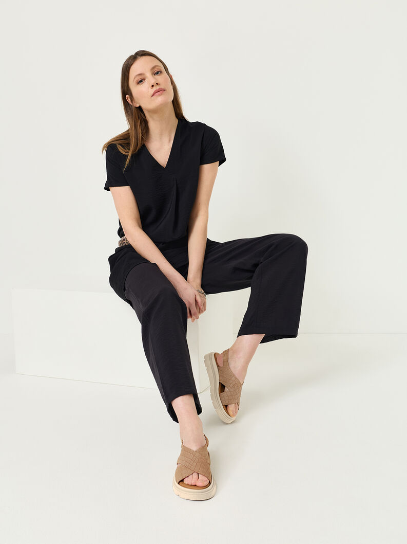 Sandały na obcasie, BROWN STRUCT., hi-res