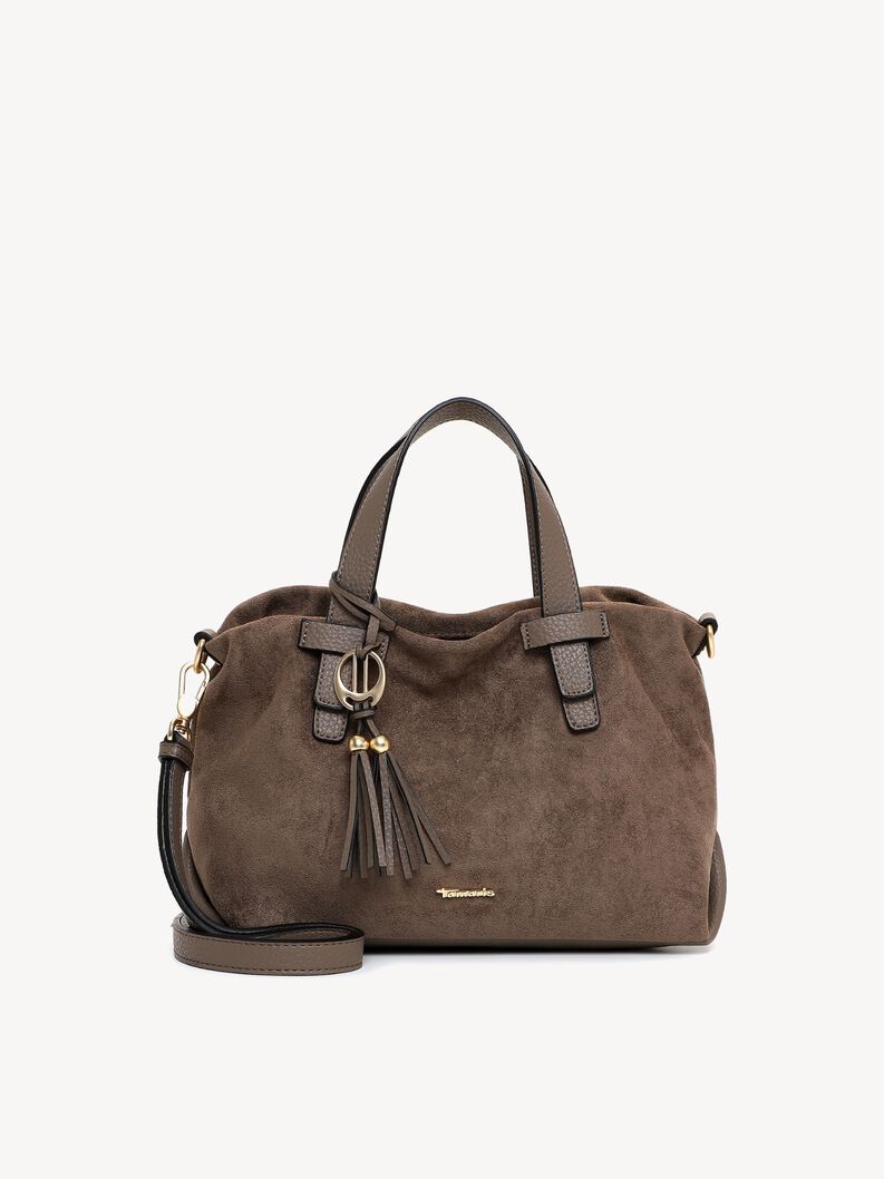 Shopping bag - brown, taupe, hi-res