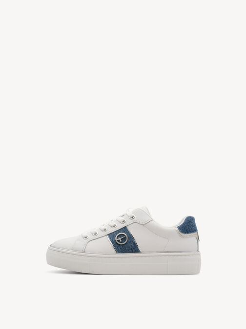 Sneaker, WHITE/DENIM, hi-res