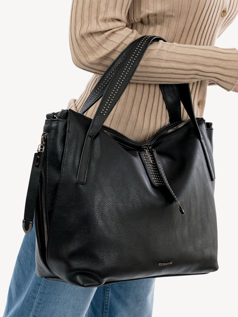 Shopper - zwart, black, hi-res