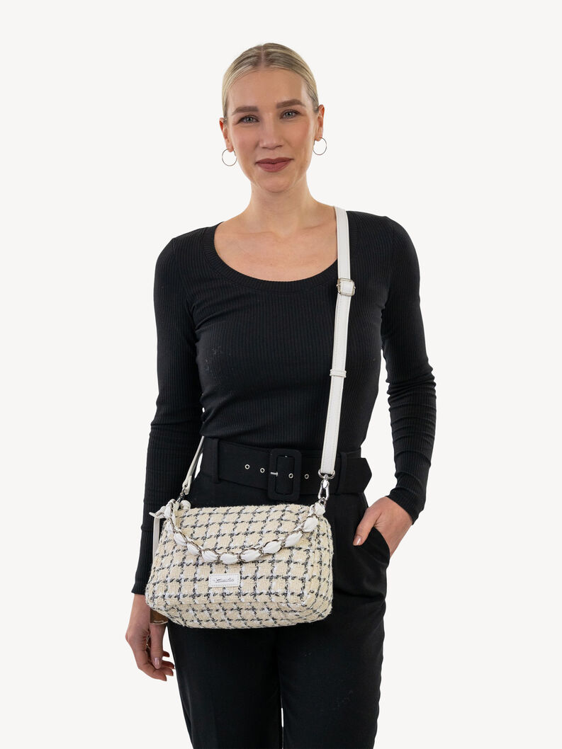 Borsa a tracolla - bianco, white, hi-res