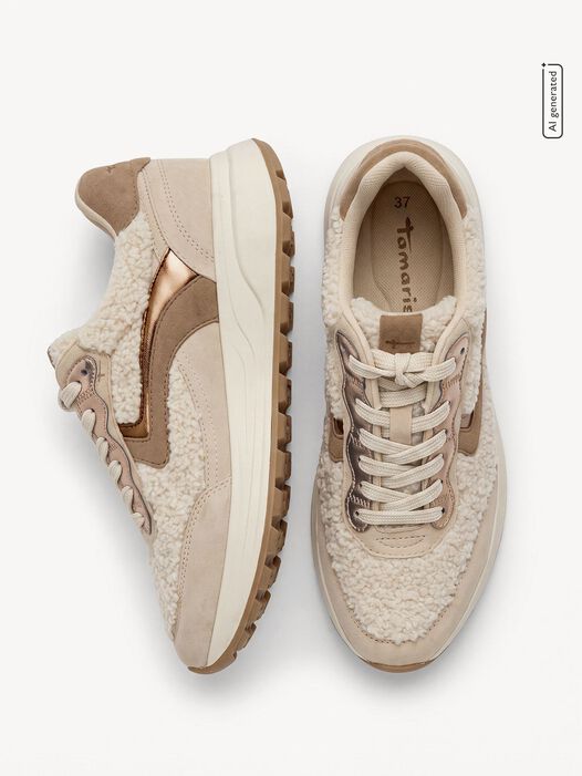 Sneaker, BEIGE SUEDE, hi-res