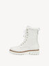 Leather Bootie - white warm lining, OFFWHITE, hi-res