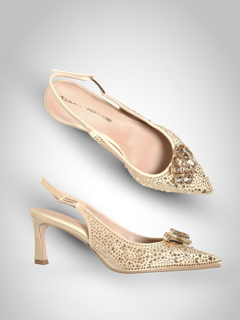 Slingpumps, CHAMPAGNE, hi-res
