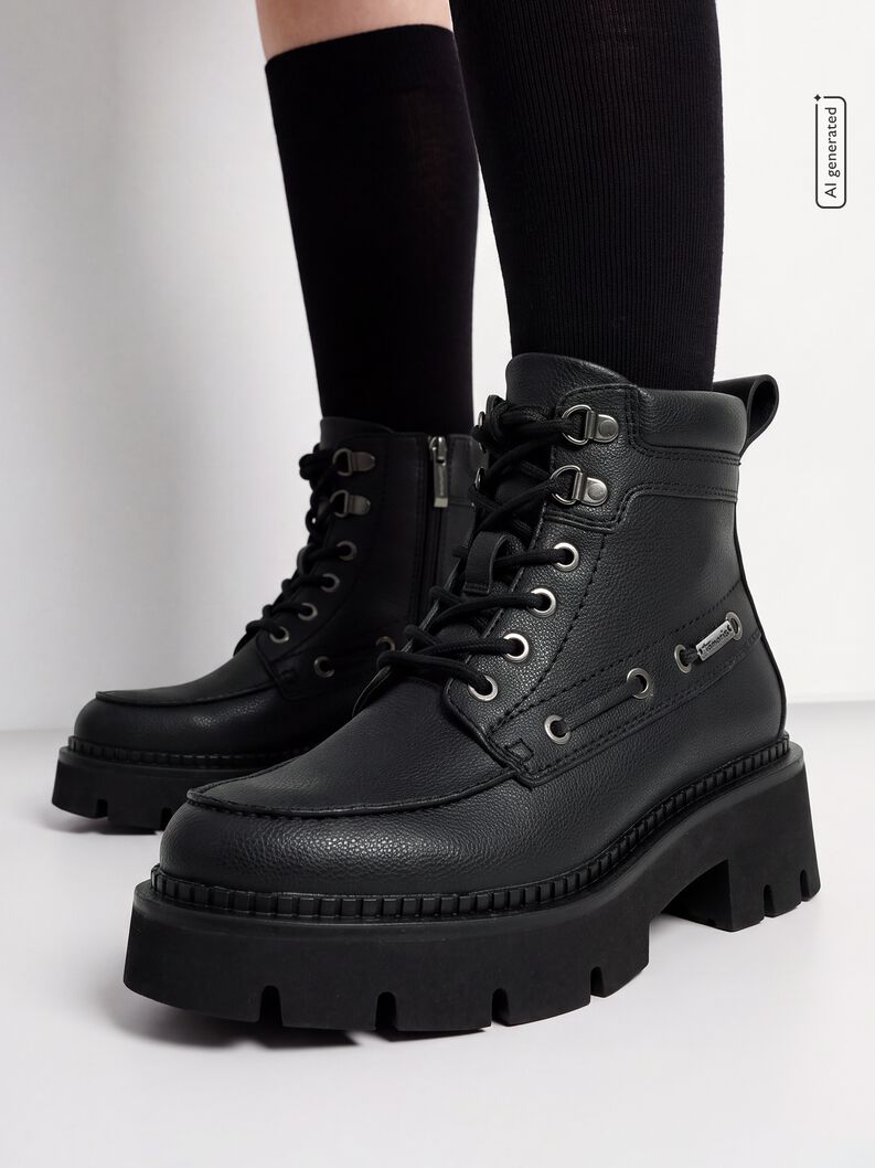 Bottine - noir, BLACK, hi-res