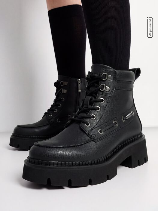 Enkellaarsje, BLACK, hi-res