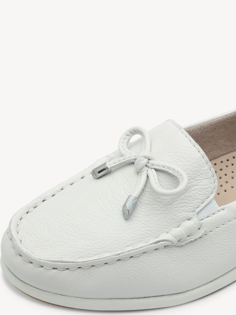 Slipper en cuir - blanc, WHITE NAPPA, hi-res