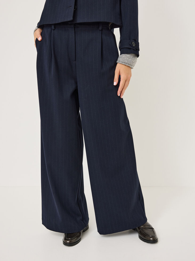 Broek - blauw, Night Sky / Grey Pinstripe, hi-res