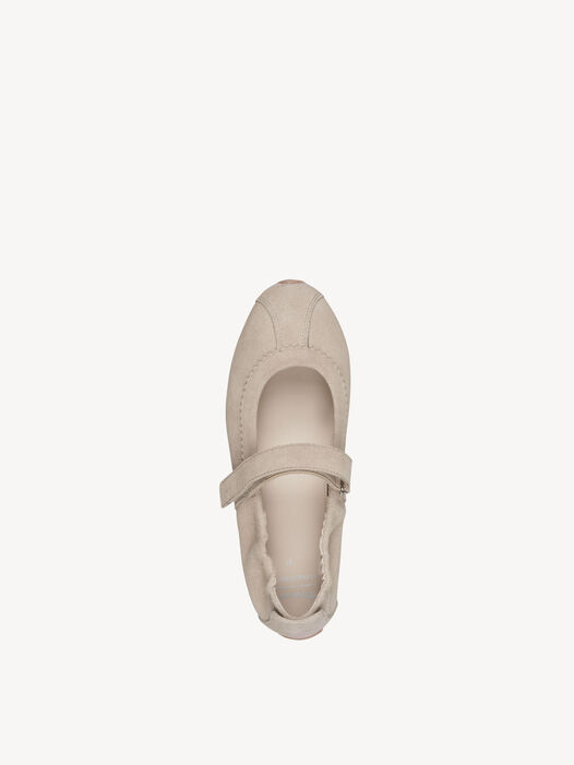Ballerina, BEIGE SUEDE, hi-res