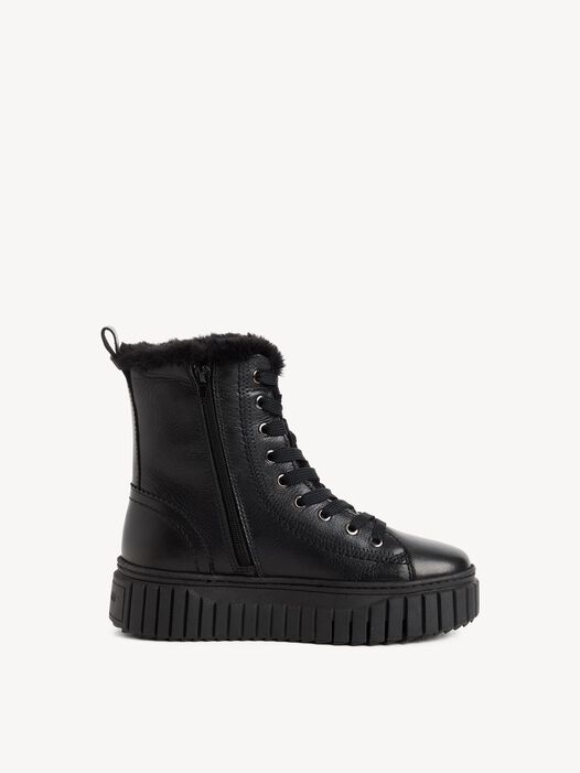 Enkellaarsje, BLACK LEATHER, hi-res