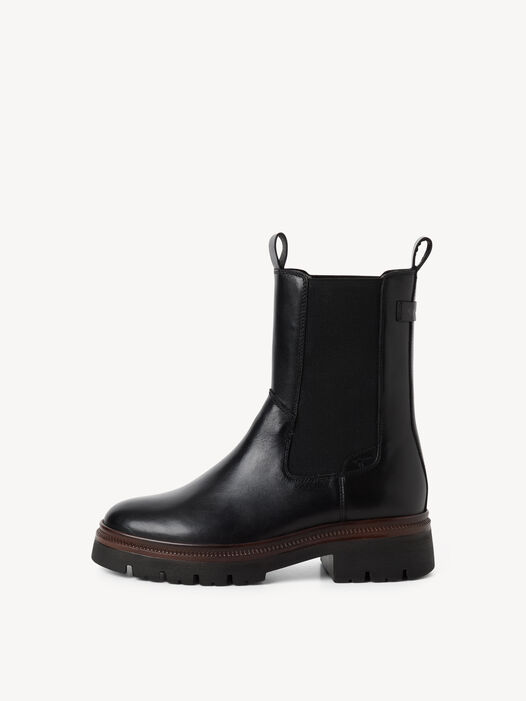 Chelseaboot, BLACK LEATHER, hi-res