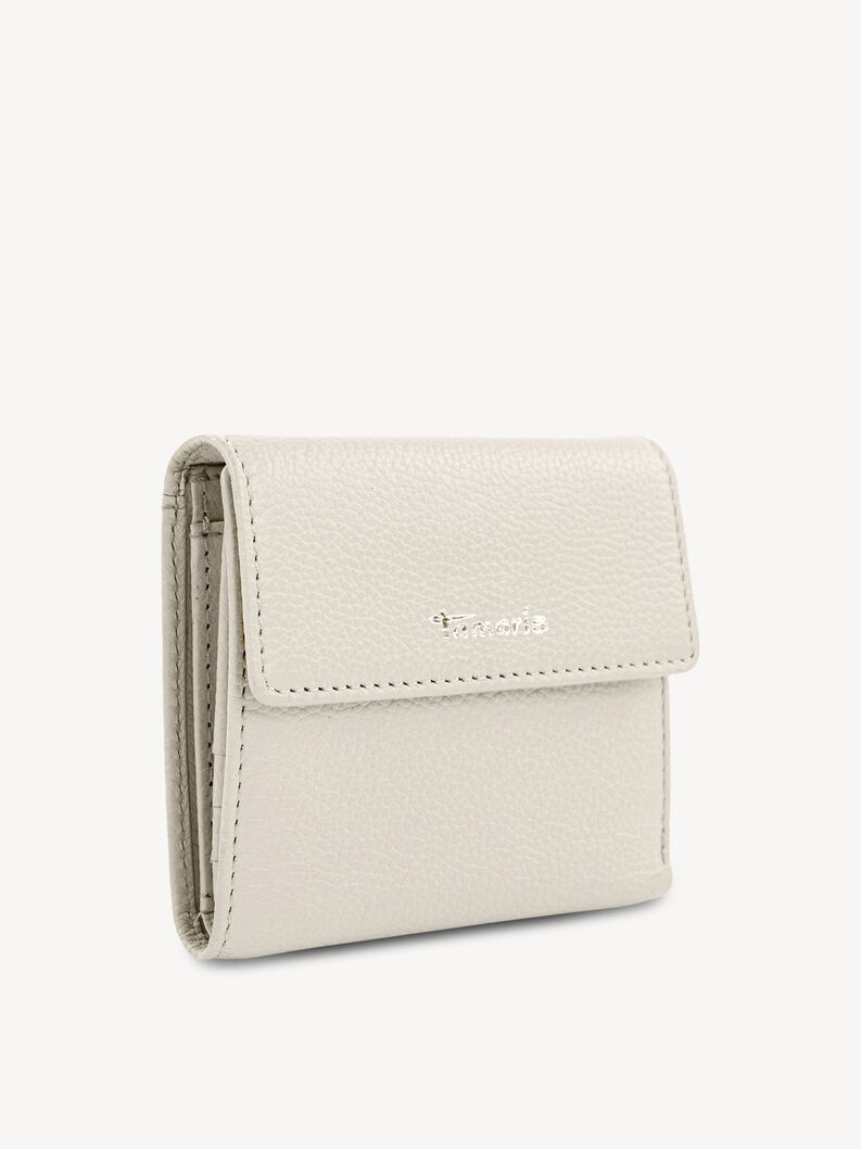 Kožen&eacute; peněženka - &scaron;ed&aacute;, ecru, hi-res