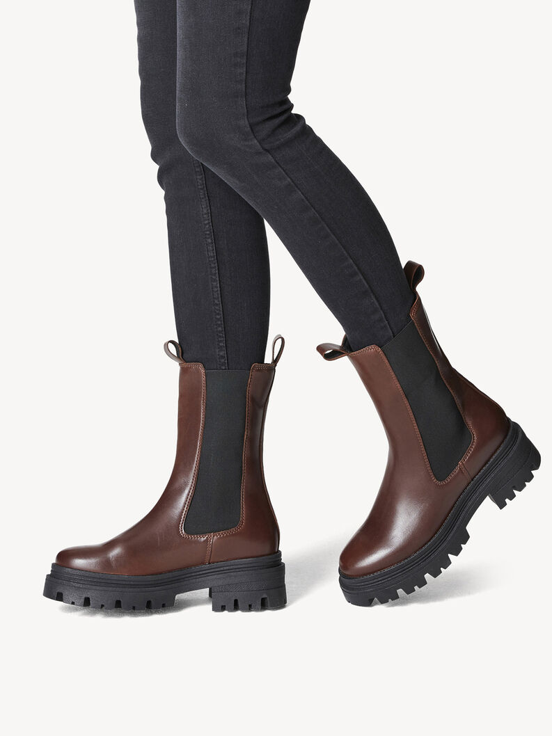 Leather Chelsea - brown Buy Tamaris boots online!