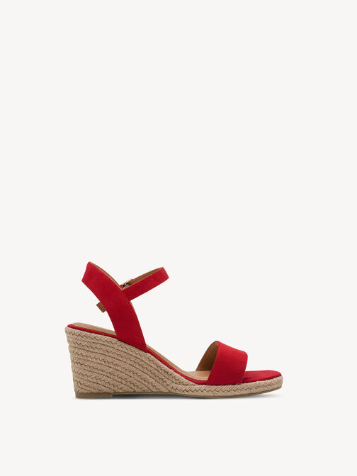 Heeled sandal, CHERRY, hi-res