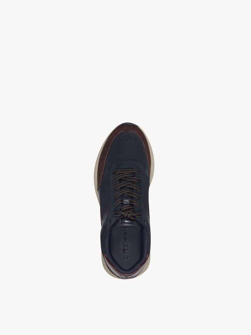 Sneaker - blauw, NAVY/BROWN, hi-res