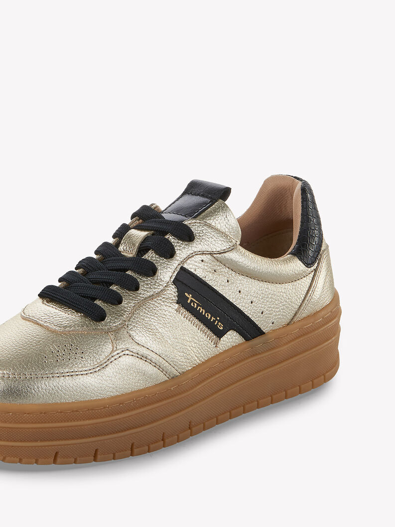 Sneaker - metallic, LT.GOLD COMB, hi-res