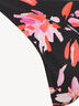 Bikini Slip - schwarz, Pink Flower AOP, hi-res