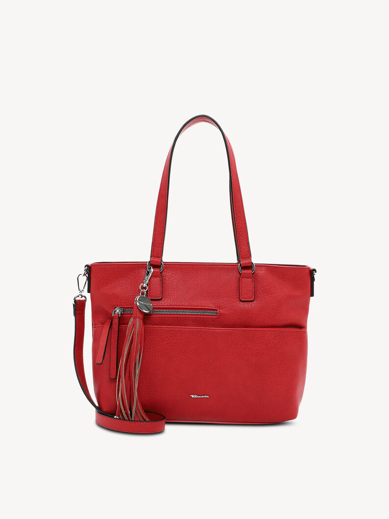 Shopping bag - red, red, hi-res
