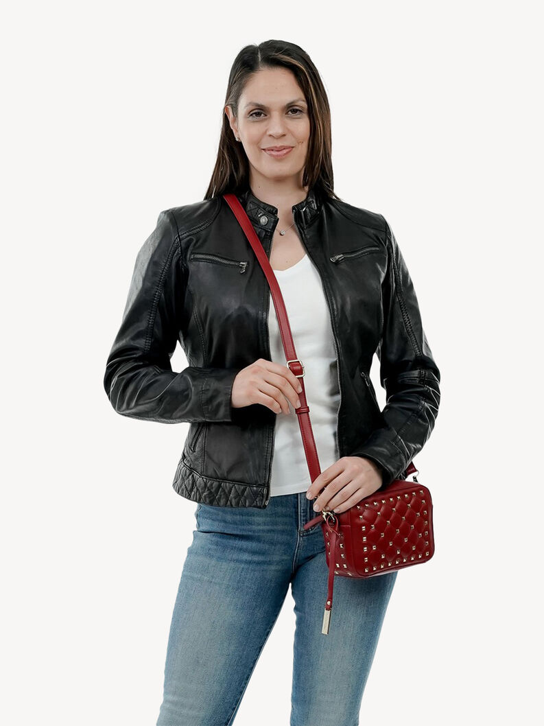 Borsa a tracolla - rosso, wine, hi-res