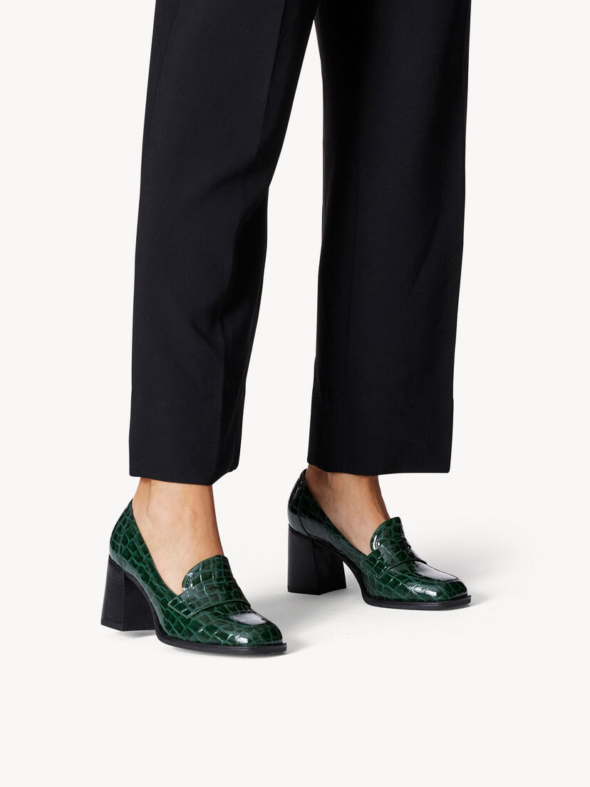 Pumps, GREEN CROCO, hi-res